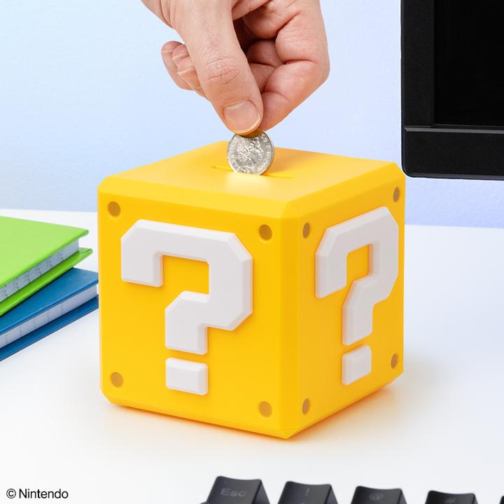 Actual product image Paladone Products Paladone Super Mario Question Block Money Box