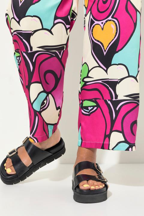 Produktbild Angel of Style Hose, Satin mit Gesichts-Muster, Elastikbund (50)