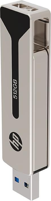 Actual product image PNY USB stick 512GB HP Solid State Grade OTG Type-C 911 Pro (512 GB, USB-C, USB-A)