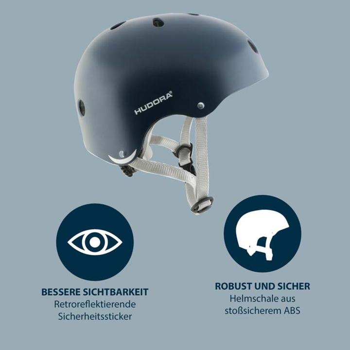 Produktbild Hudora Skatehelm - Midnight M (56-60) (60 cm)