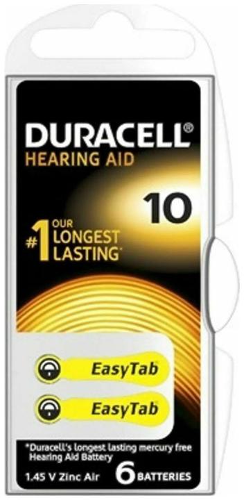Actual product image Duracell EasyTab 10 (6 pcs., PR70)