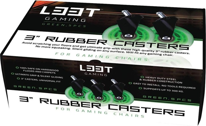 Produktbild L33T Rollen für Gaming-Stühle