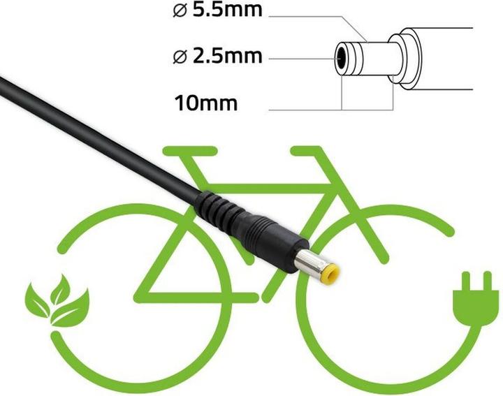 Produktbild Qoltec Ładowarka do baterii roweru elektrycznego 36V | 42V | 2A | 5.5*2.5 (E-Bike Akku)