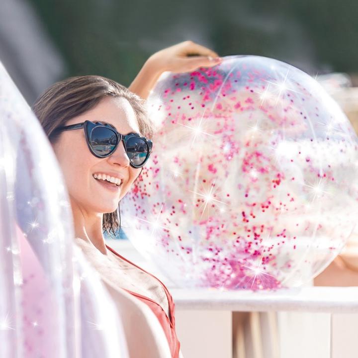 Actual product image Intex Glitter Beach Balls