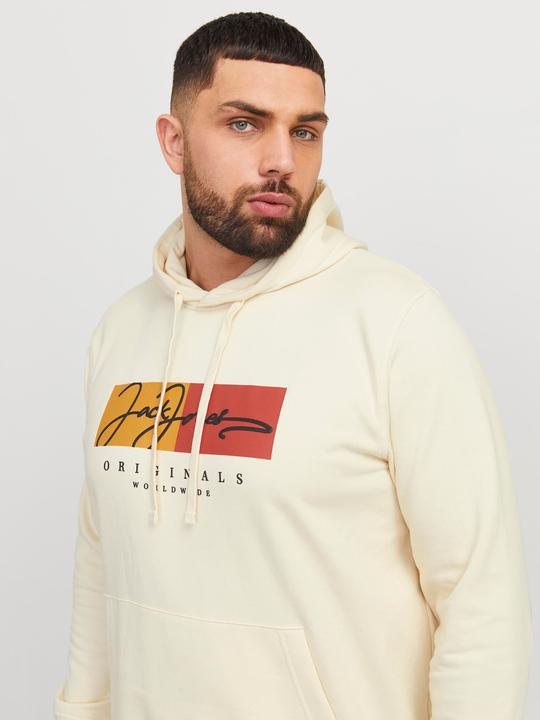 Produktbild Jack & Jones Plus Size Logo Kapuzenpullover Kapuzenpullover (4XL)
