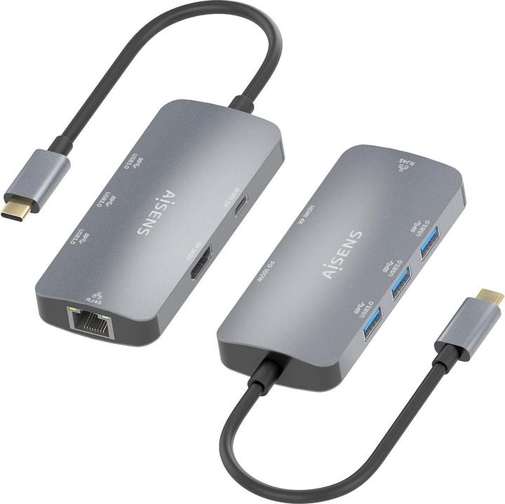 Produktbild Aisens ASUC-6P019-GR (USB-C, 6 Ports)