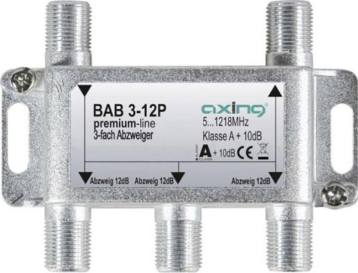 Productafbeelding Axing Kabel TV kraan (12 dB, Spruitstuk en aftakking)