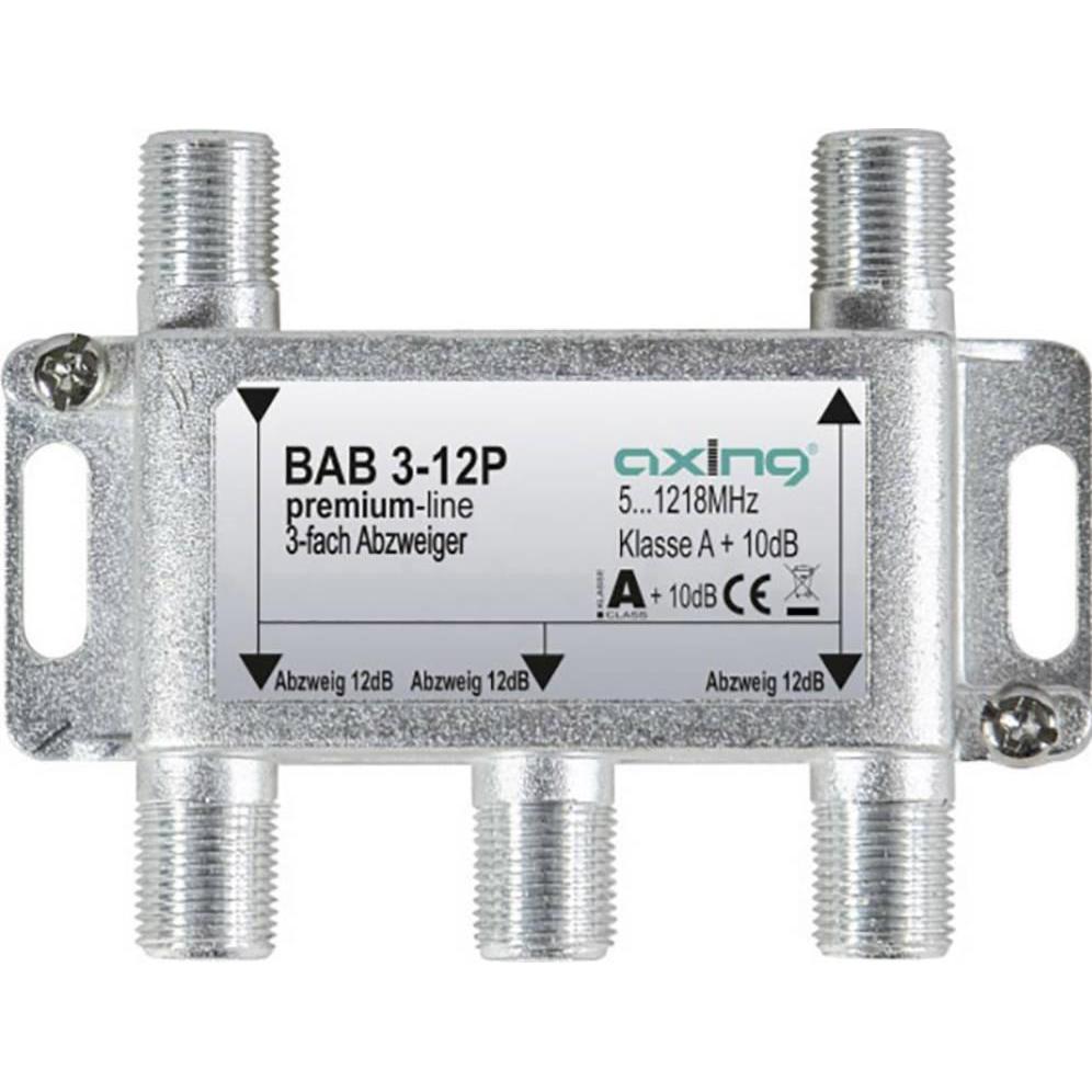 Axing Kabel-TV Abzweiger (12 dB, Verteiler und Abzweiger), Antennenkabel