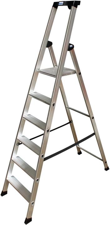 Immagine prodotto Krause Scaletta MONTO Solido alluminio 6 gradini, H: 210.0 cm (Scala doppia, 210 cm)