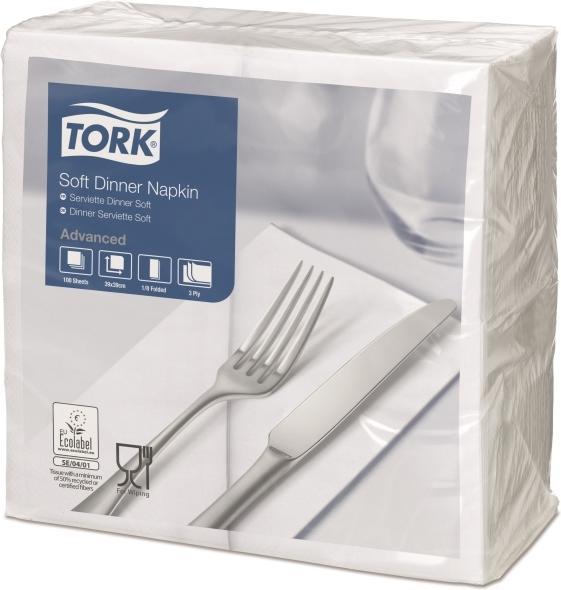 Actual product image Tork Dinnerservietten (100 x, 39 x 39 cm)