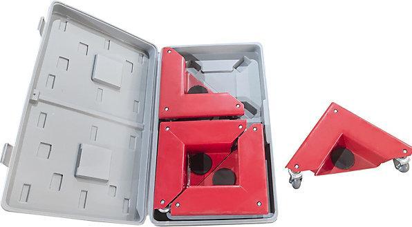 Image du produit kaiserkraft Rouleau de transport dans un coffret plastique pratique (150 kg)