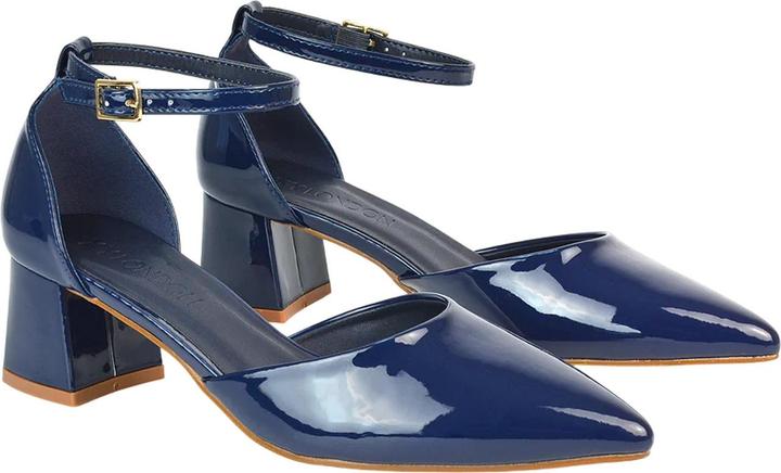 Immagine prodotto XY London Evie Decolleté Tacco Basso a Blocco Donna (39.5)