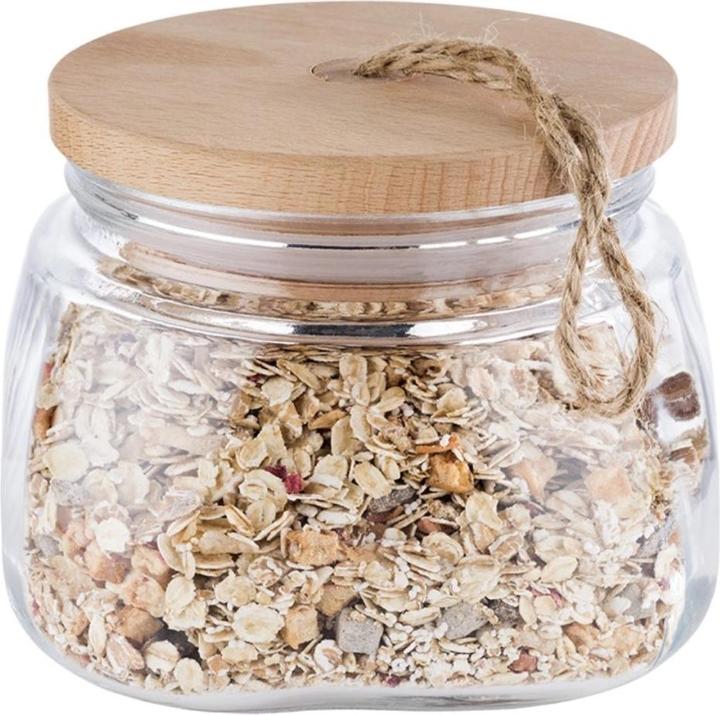 Produktbild APS Vorratsglas "WOODY" (1 l)
