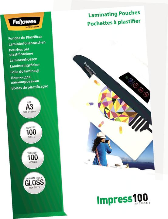 Image du produit Fellowes Mentions légales 100 (A3, 100 pcs, 100 µm)
