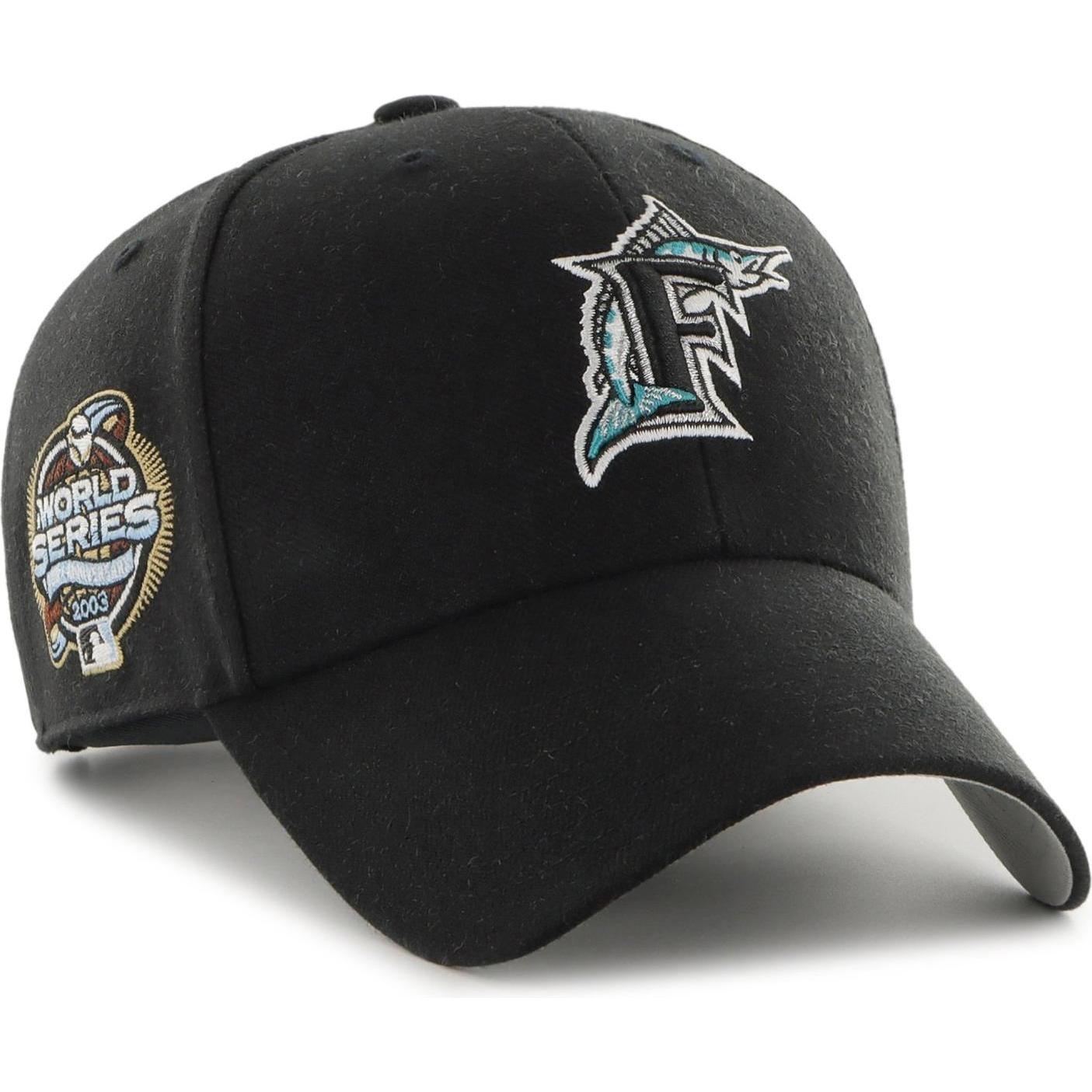 47 Brand, Herren, Cap, World Series Miami Marlins, Schwarz