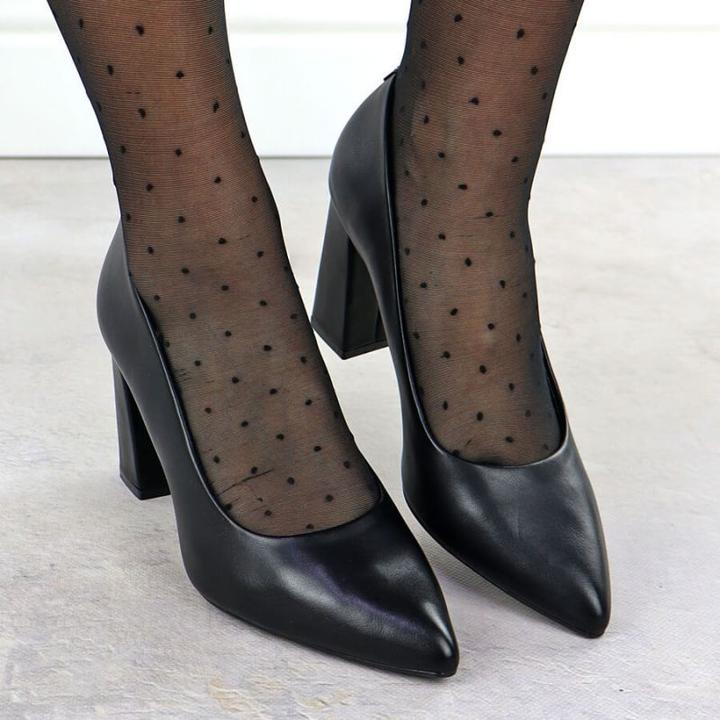 Produktbild Leone Black pumps with pointed toe, black Sergio PB216 (38)
