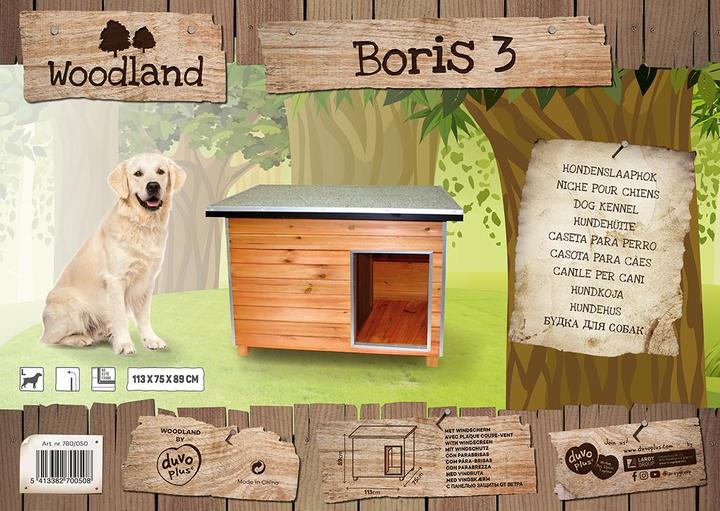 Image du produit EBI Niche pour chien Boris 2 Classic de Duvo+ Woodland (Chenil pour chiens)