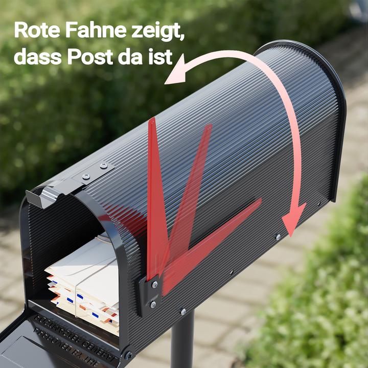Actual product image Wiltec US Mailbox American Design Letterbox Postbox Letter Mail Post Box