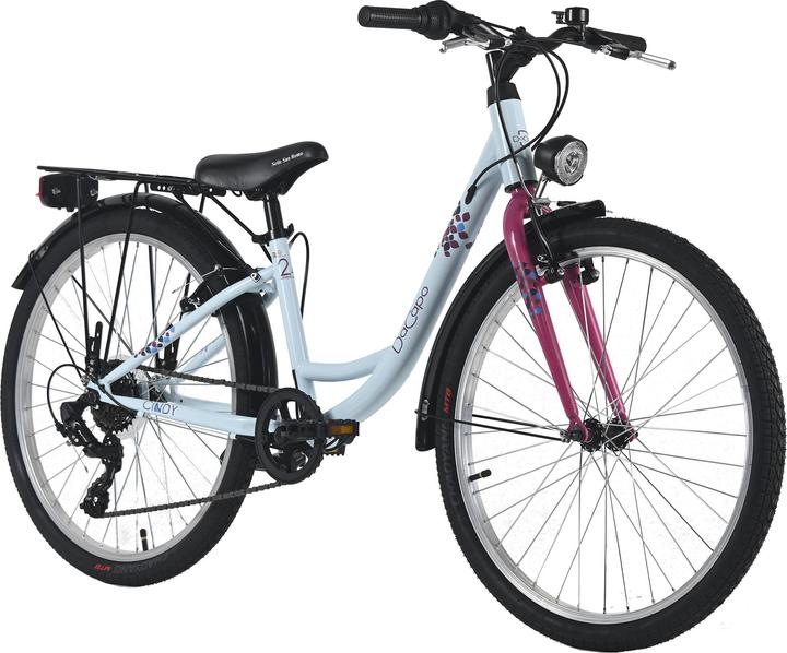 Kinderfahrrad 24" Cindy 7 Gänge RH 32 cm - Ab 8 Jahre (24")