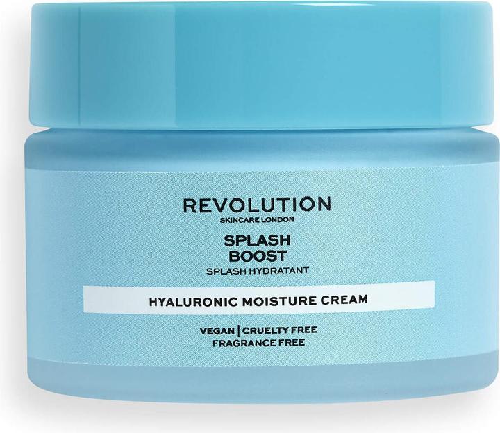 Makeup Revolution Skincare Splash Boost With Hyaluronic Acid - Crème hydratante (50 ml, Crème 24h)