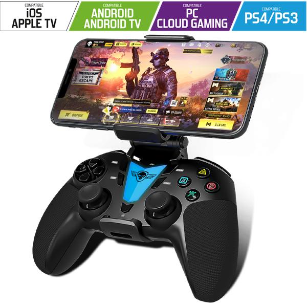 Spirit Of Gamer Manette Sans Fil Predator compatible iOS Apple TV/Android et Android TV/ PC gaming/ PS4/PS3 (Android, iOS, PC, PS3, PS4)