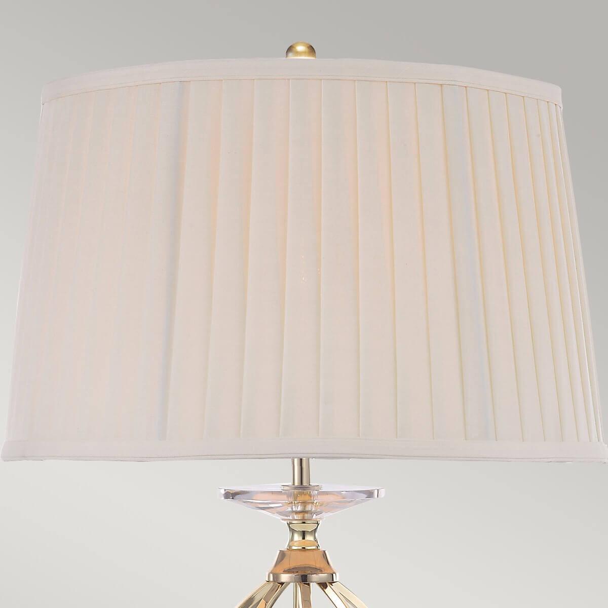 Thumbnail - Elstead Lighting, Tischlampe, Aegean Tischleuchte E27 Poliertes Messing Elfenbein (E27)