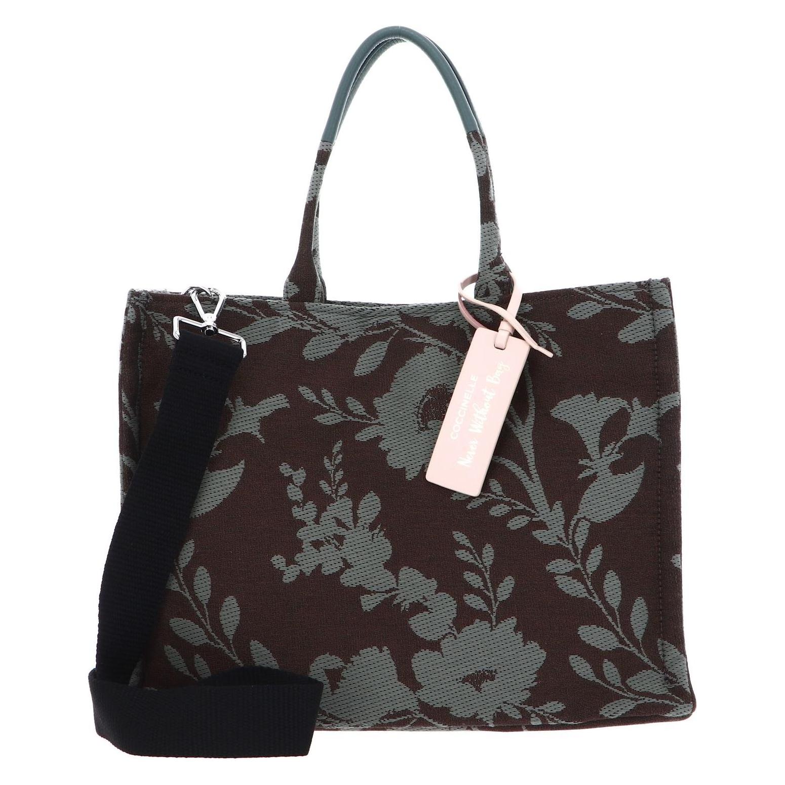 Coccinelle, Damen, Handtasche, Never Without B. Flow. Jacq Handbag Flower, Mehrfarbig