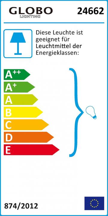 Energie-Label Globo Bailey (E27)