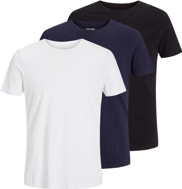 Actual product image Jack & Jones Jjeorganic Basic Tee Ss O-Ne 3pk Mp Noos (XS)