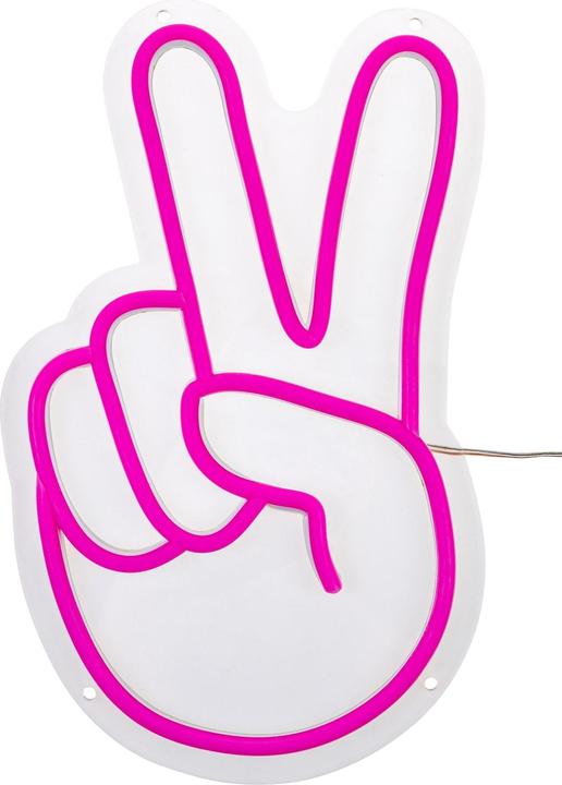 Vegas Lights LED decorative light neon sign Peace 30 x 18 cm