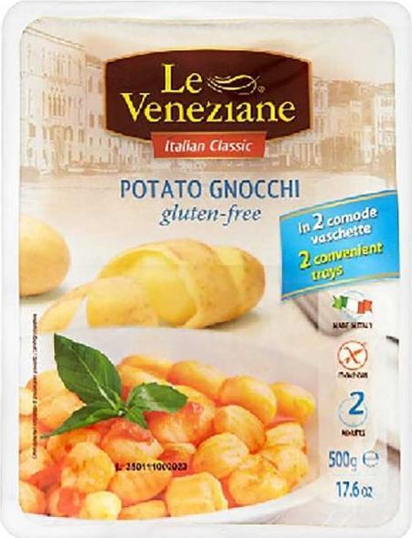 Produktbild Le Veneziane Kartoffeln Gnocchi glutenfrei (500 g)