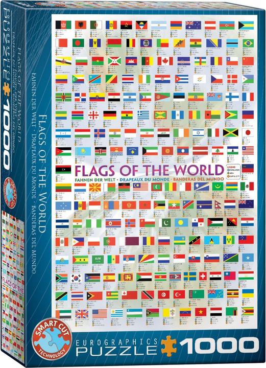 Actual product image Eurographics Flaggen der Welt (1000 pieces)