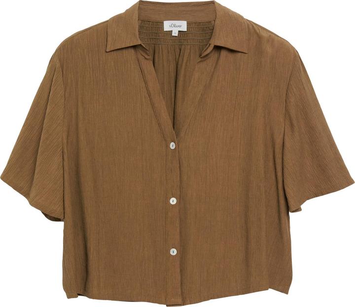 Immagine prodotto s.Oliver Strukturierte Viskosemix-Bluse im Boxy Fit (48)