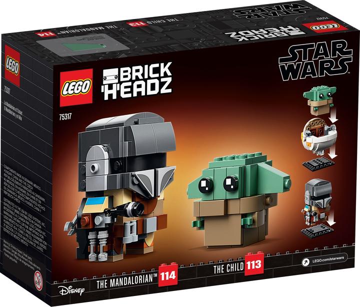 Actual product image LEGO The Mandalorian and the child (75317, LEGO Star Wars)