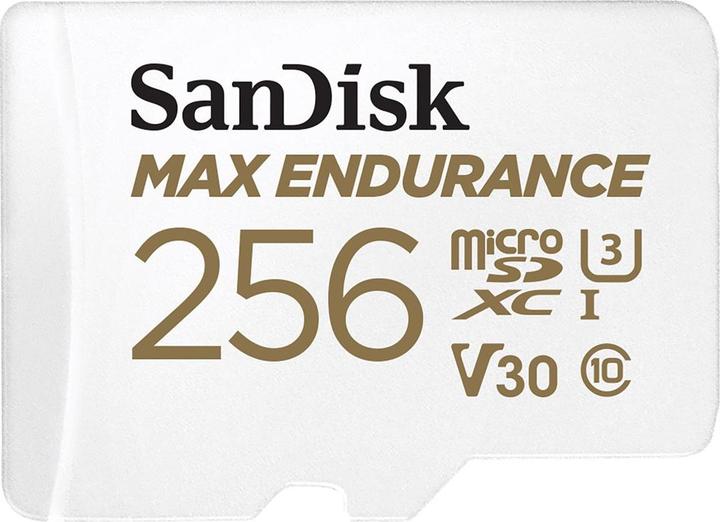 Sandisk Max Endurance (256 GB, microSDXC, U3, UHS-I)