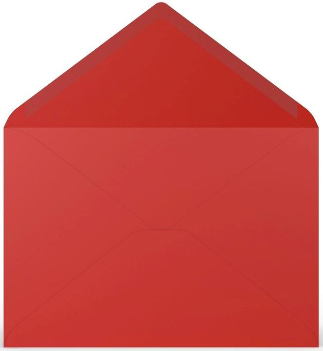 Produktbild Magni 220711526 - Coloretti Briefumschläge, 80 g/m², DIN C5, klatschmohn, 5 Stück (C5, 5 x)