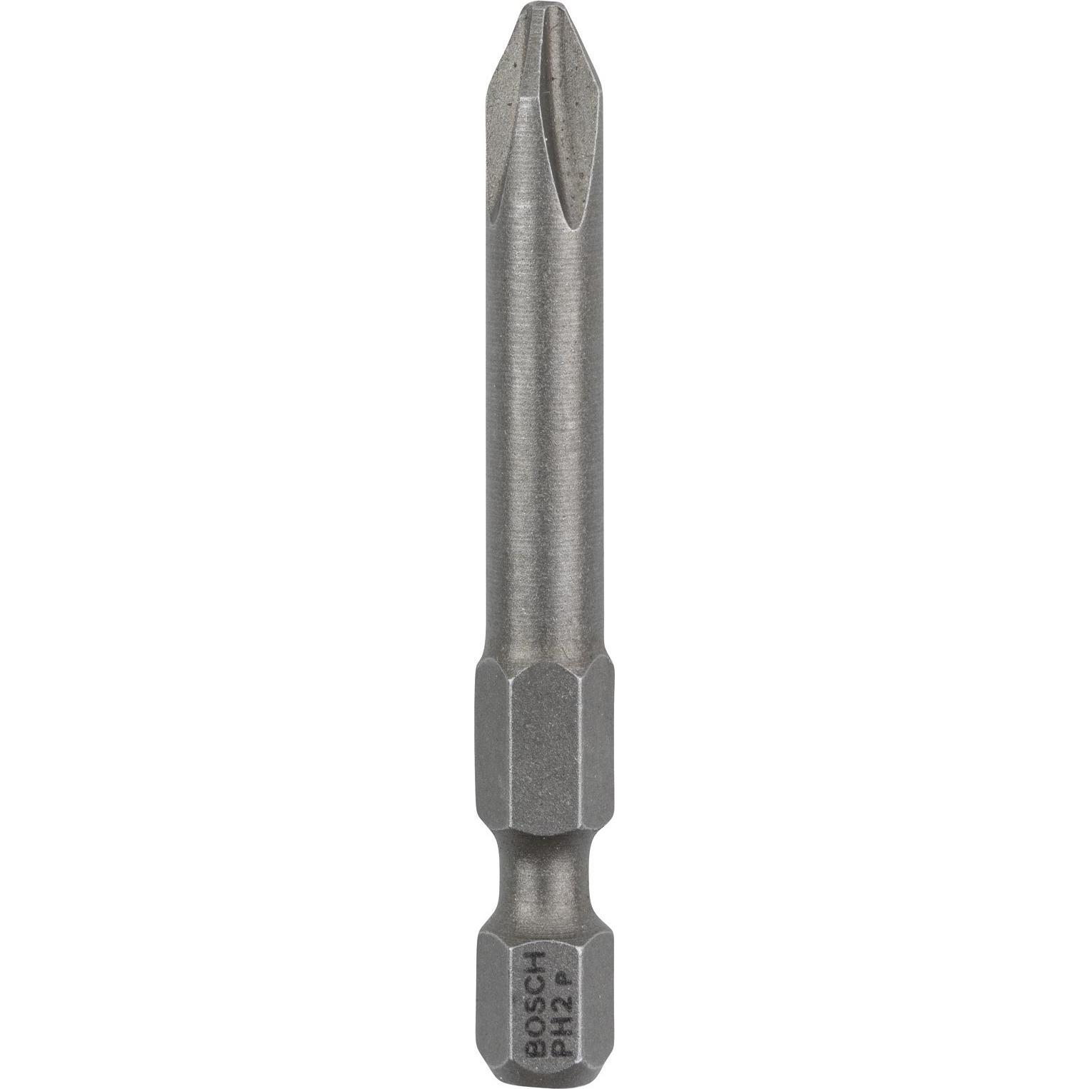 Bosch Professional Zubehör, Bits, Schrauberbit Extra-Hart PH 2, 49 mm, 25er-Pack (Kreuz Phillips PH M2)