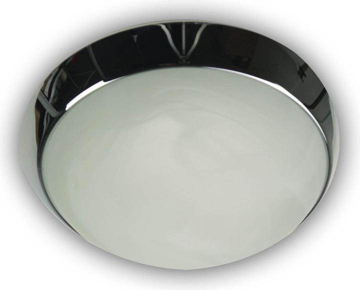Produktbild Niermann Stand By Niermann LED 8W Deckenleuchte Alabaster-Glas, Chrom, 25cm, warmweiss, Made in Germany