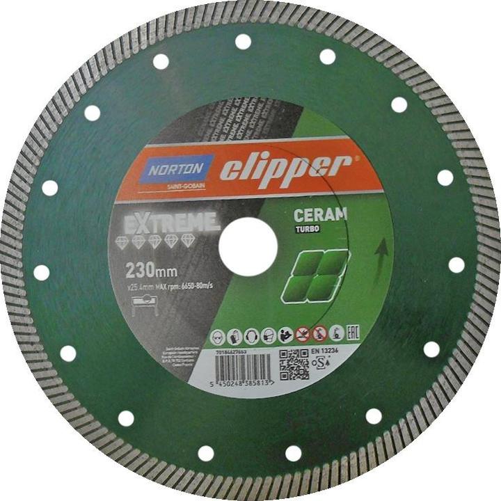 Productafbeelding Norton Clipper Diamantschijf Extreme Ceramic Turbo Ø 230x25,4 mm