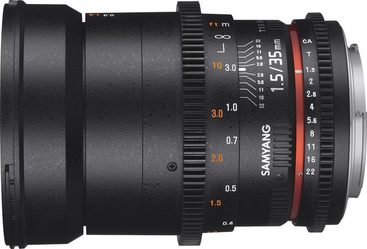 Produktbild Samyang 35mm T1.5 VDSLR II Canon EF (Canon EF, Vollformat)