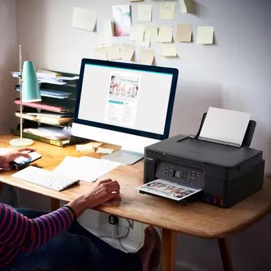 Immagine prodotto Canon PIXMA G3570 MegaTank - Stampante multifunzione - a colori - a getto d'inchiostro - ricaricabile - (Eco-Tank, Colore)