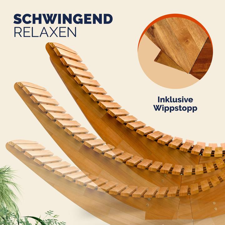 Produktbild Deuba Schwungliege 2er Set (150 cm)