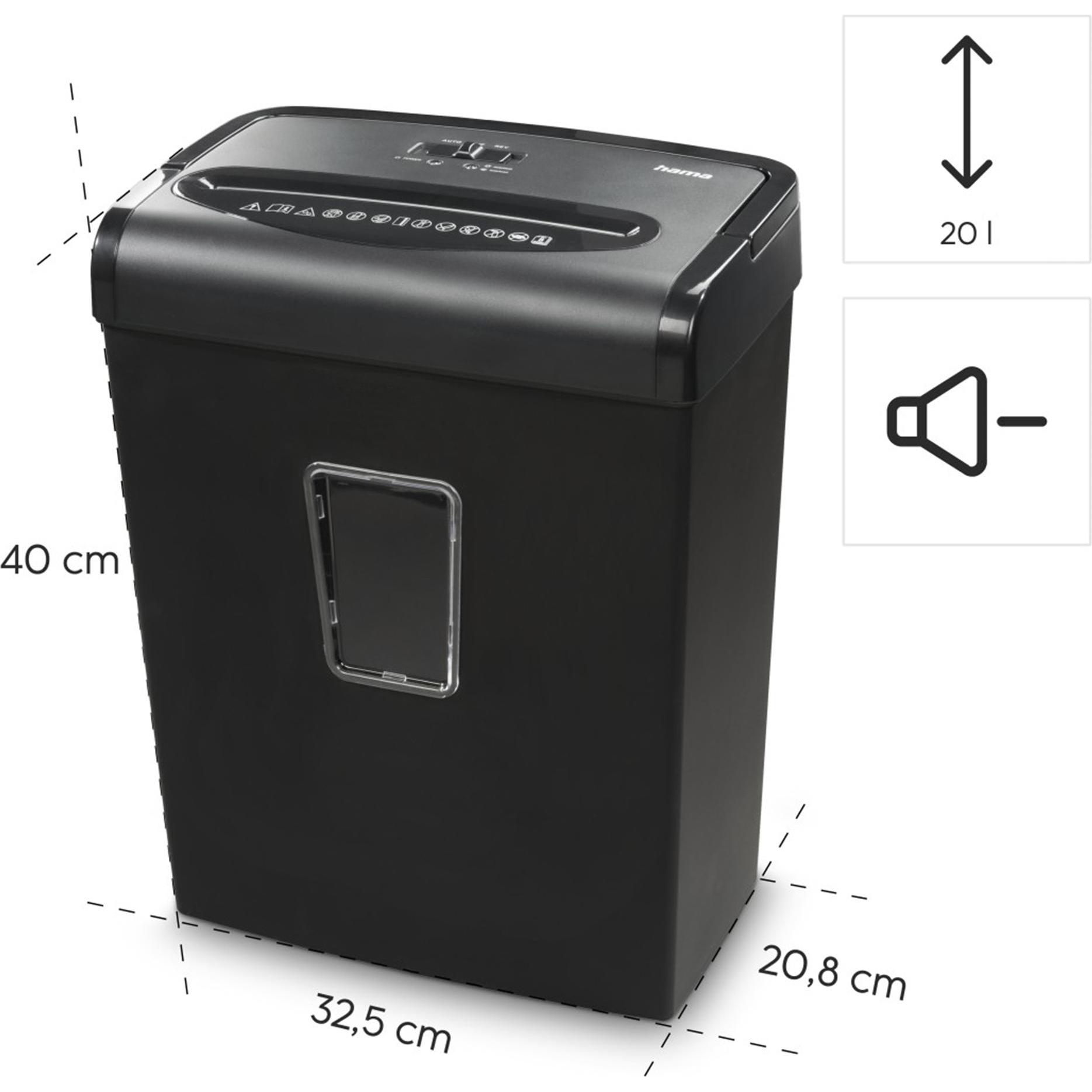 Hama, Distruggidocumenti, Premium M8 (Microtaglio)