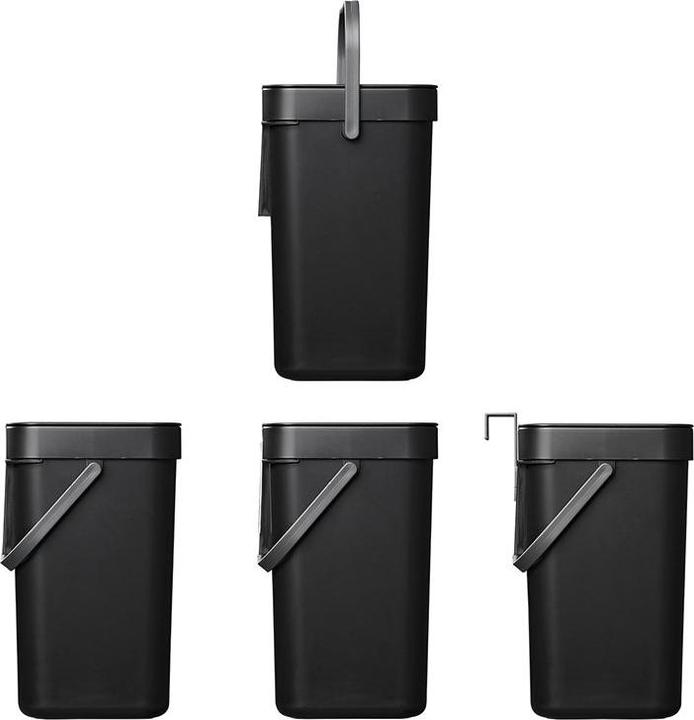 Produktbild ProPlus Abfalleimer mit Deckel 5L für Wohnwagen/Wohnmobil (5 l)