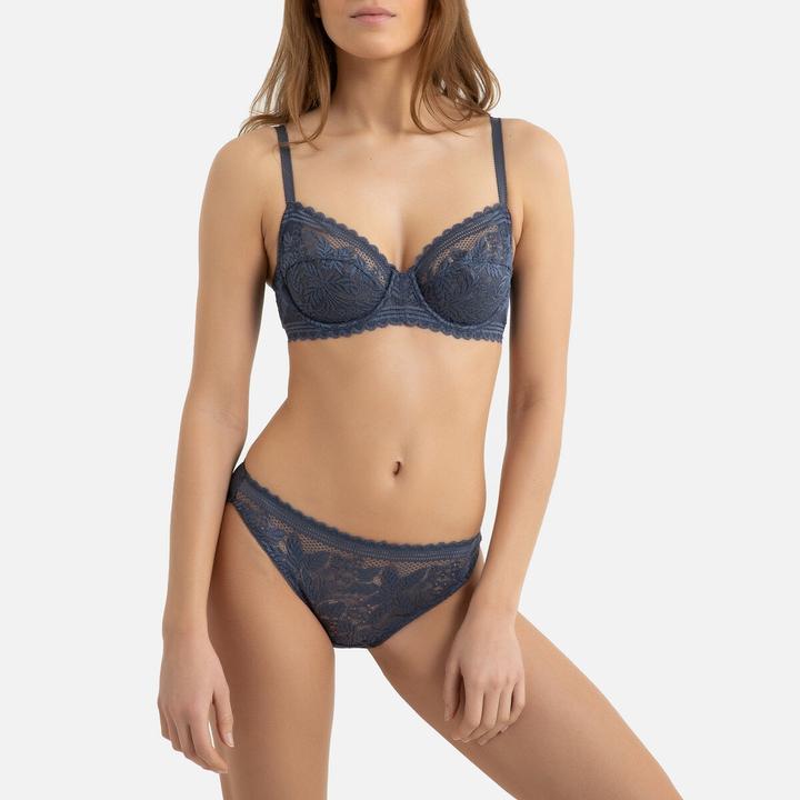 Produktbild La Redoute Collections Full-Cup-BH aus Recycling-Spitze (85 D)