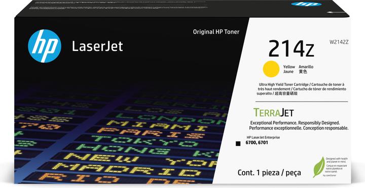 Actual product image HP Cartuccia toner originale giallo ad altissima capacità LaserJet 214Z, 26000 pagine, Magenta, 1 pz (Y)