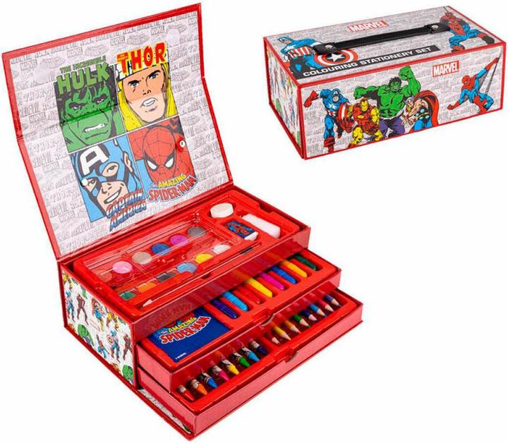 Produktbild Hasbro Avengers Malkoffer mit Schublade - Marvel