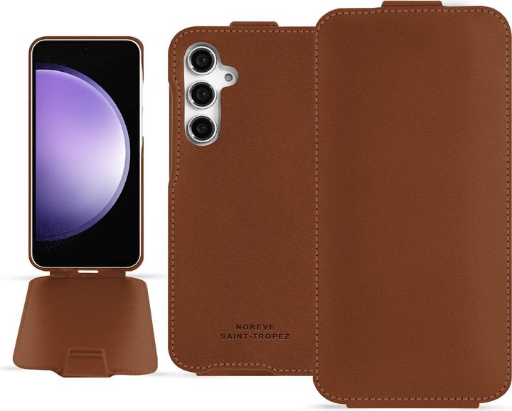 Actual product image Noreve Vertical leather shell (Samsung Galaxy S23 FE)