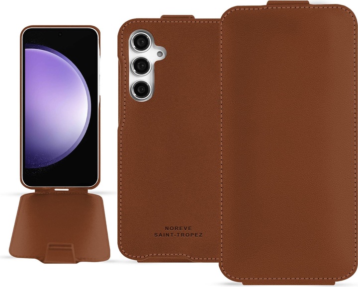 Produktbild Noreve Lederschutzhülle vertikal (Samsung Galaxy S23 FE)