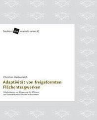 Produktbild Adaptivität von freigeformten Flächentragwerken (Deutsch, Christian Heidenreich, 2017)